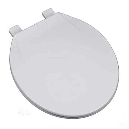 Plumbing Technologies Plumbing Technologies 2F1R4-00 Deluxe Plastic Round Front Contemporary Design Toilet Seat; White 2F1R4-00